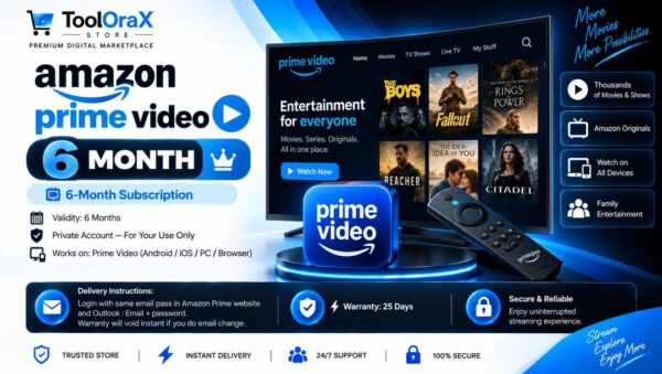 Amazon Prime Video 6 Month