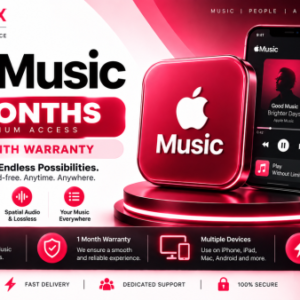 Apple Music 5 Month (1 Month Warranty)